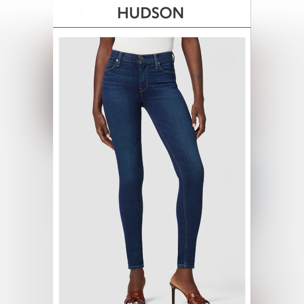 Hudson Nico Midrise Super Skinny Jeans